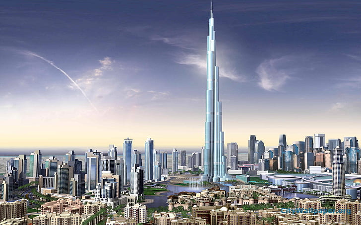 HD wallpaper: 3D renderings, Burj Khalifa, buildings, Dubai | Wallpaper  Flare
