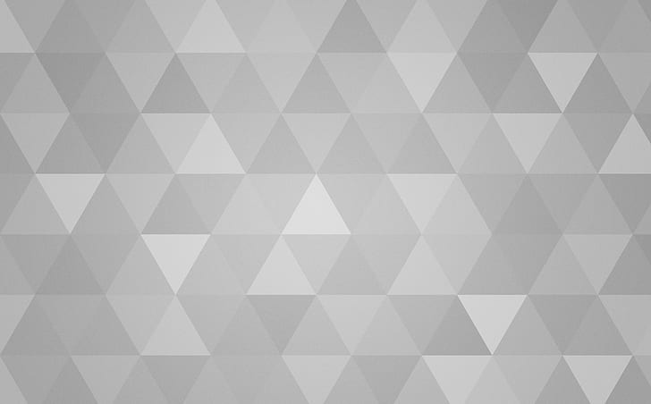 Grey Abstract Geometric Triangle Background, Aero, Patterns, Gray