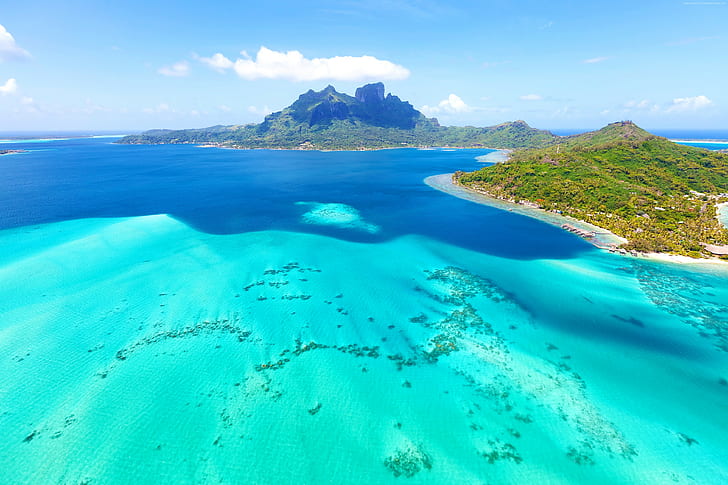 HD wallpaper: Best Beaches in the World, sea, Bora-Bora, 4k, France, island  | Wallpaper Flare