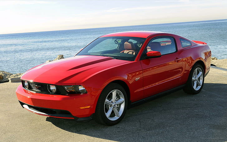 Hd Wallpaper 2010 Mustang Gt 2 Red Ford Mustang Cars Wallpaper Flare