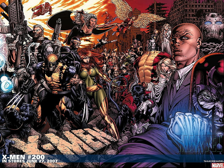 X-Men, Cable (Marvel Comics), Colossus, Cyclops (Marvel Comics), HD wallpaper