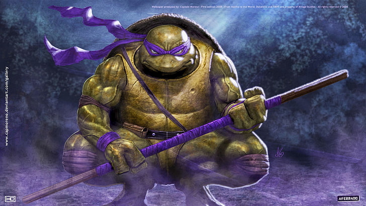 Ninja Turtle wallpaper, Teenage Mutant Ninja Turtles, representation, HD wallpaper