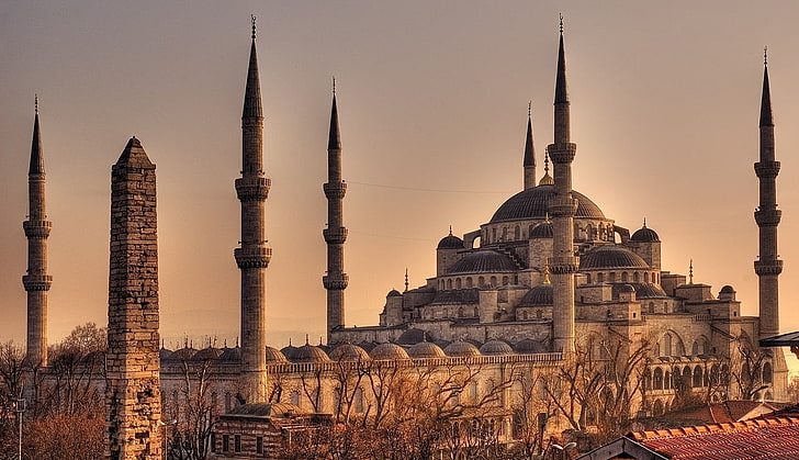 Hagia Sofia, mosque, Istanbul, Turkey, architecture, cityscape