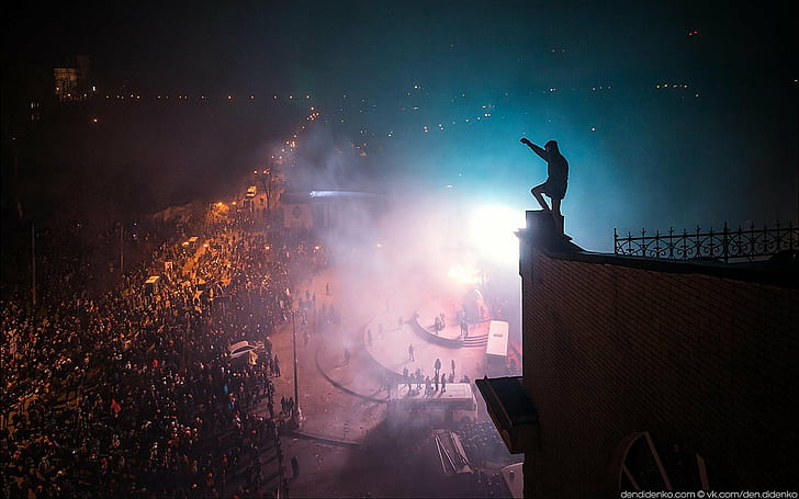 dom, Kyiv, Maidan, revolution, Ukraine, Ukrainians, HD wallpaper