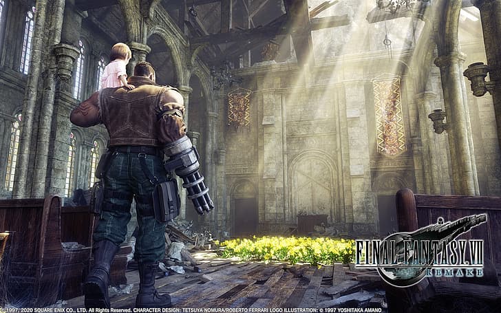 Final Fantasy VII: Remake, Barret Wallace, HD wallpaper