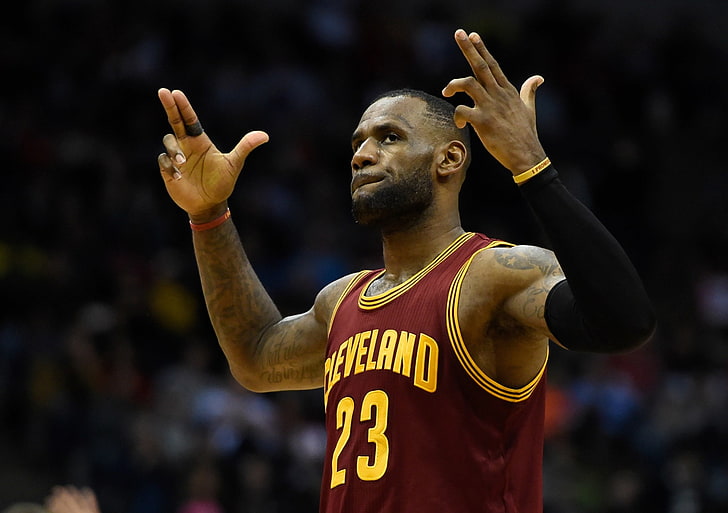 lebron james pictures for large desktop, one person, gesturing, HD wallpaper