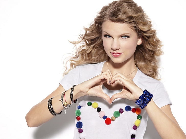 Hand Heart - Taylor Swift, celebrity, celebrities, girls, actress
