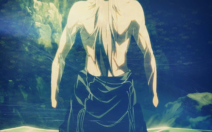 HD wallpaper: angry, anime, dark, fool, hair, man, muscles, nobunage, sad |  Wallpaper Flare