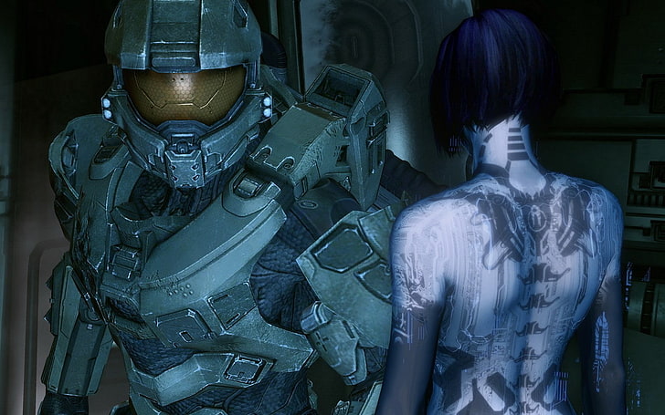 HD wallpaper: Halo, Halo 4, Cortana (Halo), technology, military, weapon |  Wallpaper Flare