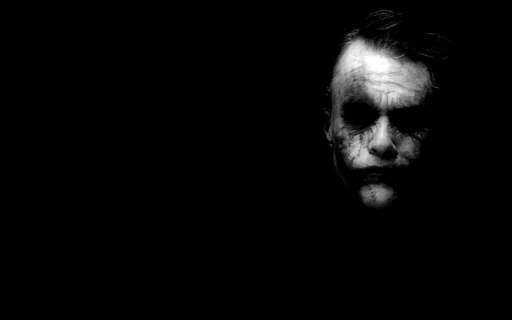 Hd Wallpaper Movies Heath Ledger Joker White The Dark Knight