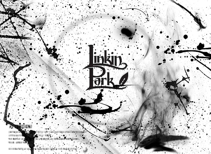 Linkin Park Ali Ghasaby, Linkin Park logo, Music, Drops, Splash, HD wallpaper