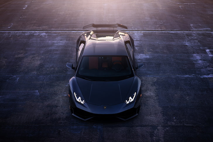 Super Car , Lamborghini, Lamborghini Huracan, aerial view, motor vehicle, HD wallpaper