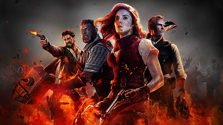 Black Ops 4 Zombies 2018, adult, group of people, young adult, HD wallpaper