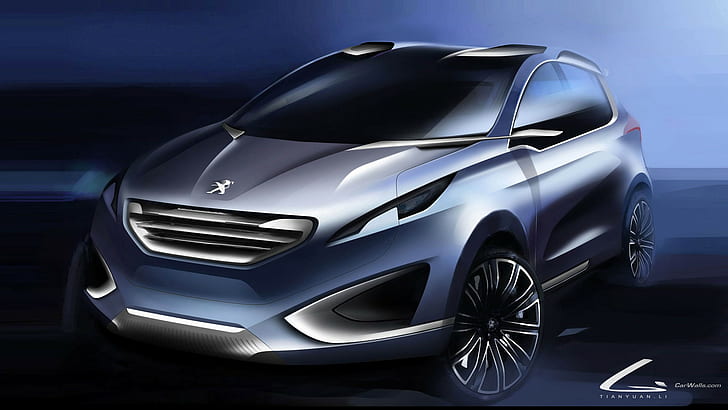 Peugeot Urban Crossover, concept cars, HD wallpaper