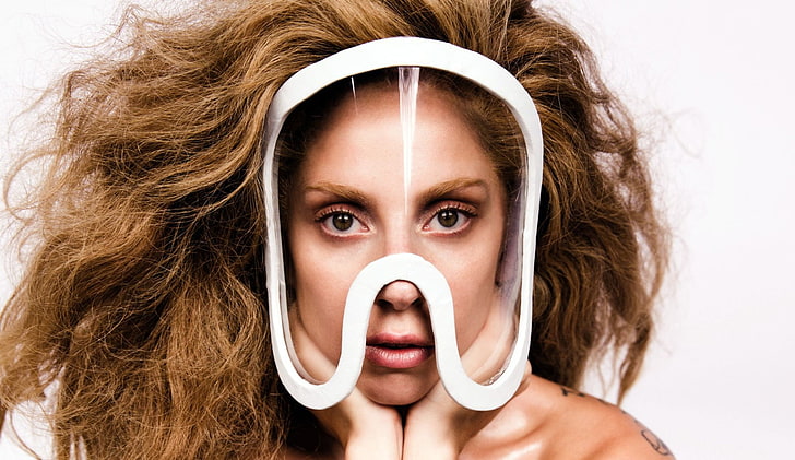 brown haired woman, singer, Lady Gaga, ARTPOP, promotional photos, HD wallpaper