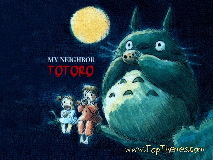 My Neighbor Totoro poster, Movie, Mei Kusakabe, Satsuki Kusakabe