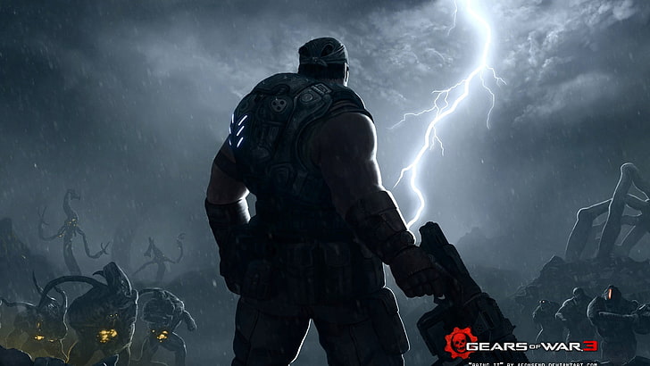 Gears of War, video games, Gears of War 3, government, military, HD wallpaper