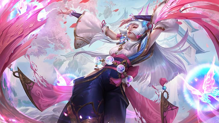 Syndra (League of Legends), spirit blossom, Spirit Blossom (League of Legends), HD wallpaper