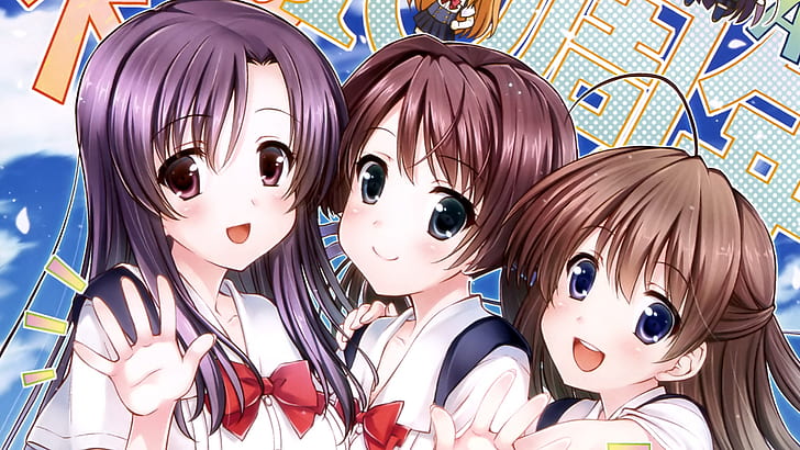 HD wallpaper: Anime, School Days, Kotonoha Katsura, Sekai Saionji |  Wallpaper Flare