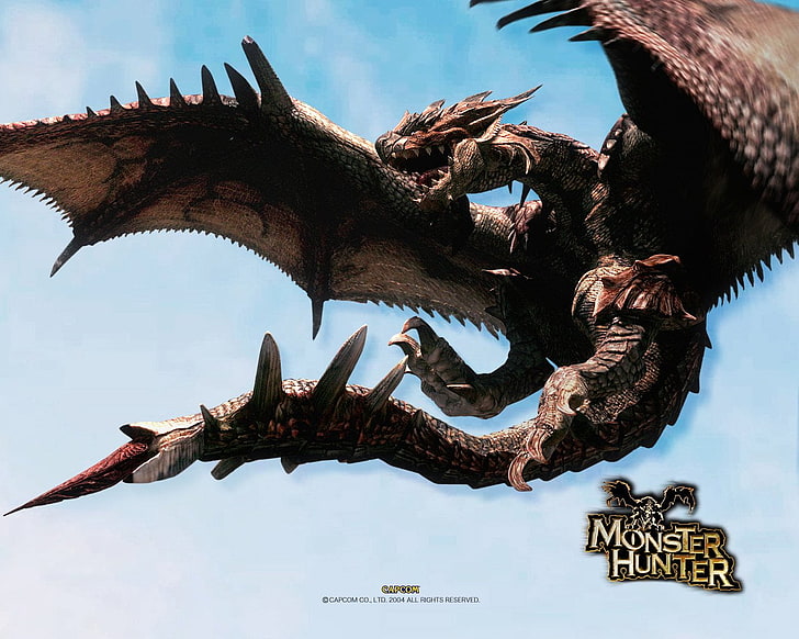 Monster Hunter wallpaper, Video Game, Rathalos (Monster Hunter), HD wallpaper