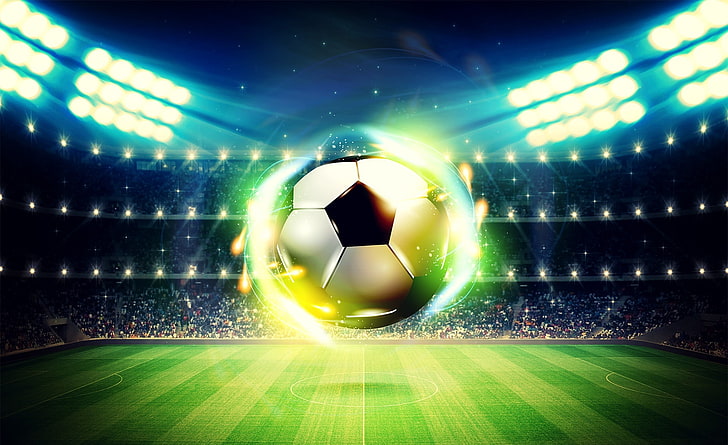 HD wallpaper: Football, white and black soccer ball illustration, Sports,  Fifa | Wallpaper Flare