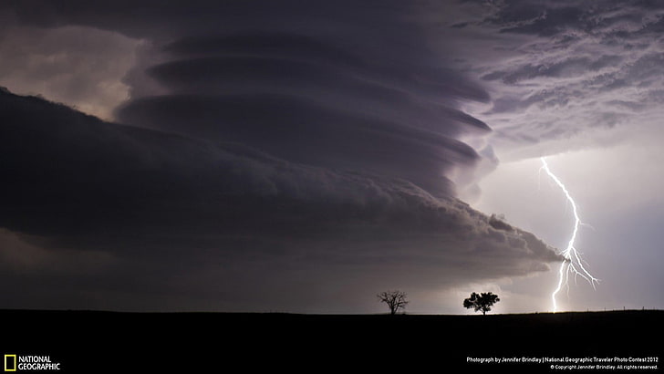 hurricane screengrab, storm, nature, landscape, National Geographic, HD wallpaper