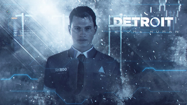 Detroit game wallpaper, detroit: become human, artwork, Games, HD wallpaper