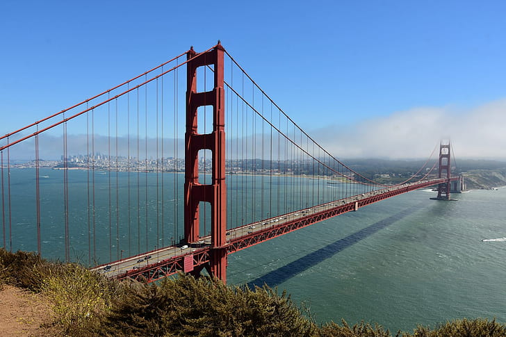 Golden Gate Bridge, 360 Bridge, architecture, landscape, San Francisco, HD wallpaper