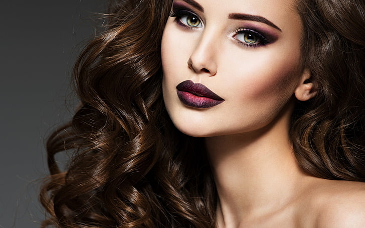 Make-up duel - Page 2 Brunette-looking-at-viewer-makeup-women-wallpaper-preview
