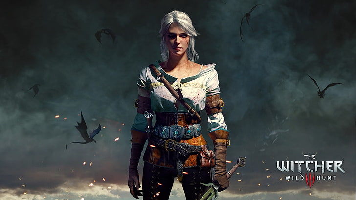 The Witcher 3: Wild Hunt, Cirilla Fiona Elen Riannon, white hair