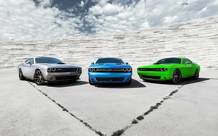 Dodge, Dodge Challenger, car, muscle cars, Dodge Challenger R/T, HD wallpaper