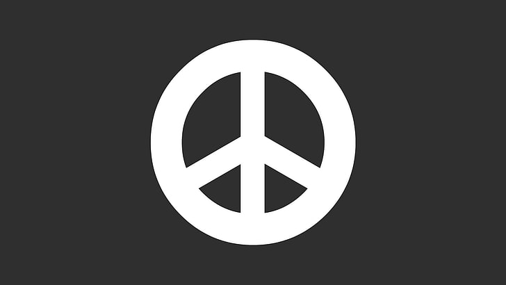 HD wallpaper: peace, symbol, logo, circle, peace symbol, graphics, emblem |  Wallpaper Flare
