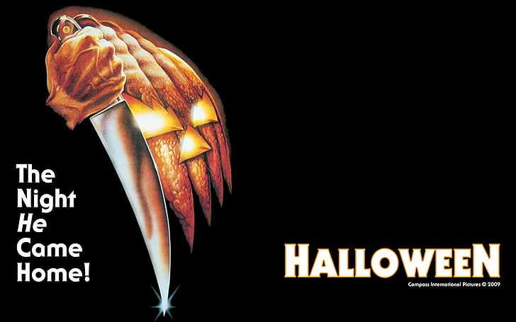 Movie, Halloween (1978), text, western script, black background, HD wallpaper