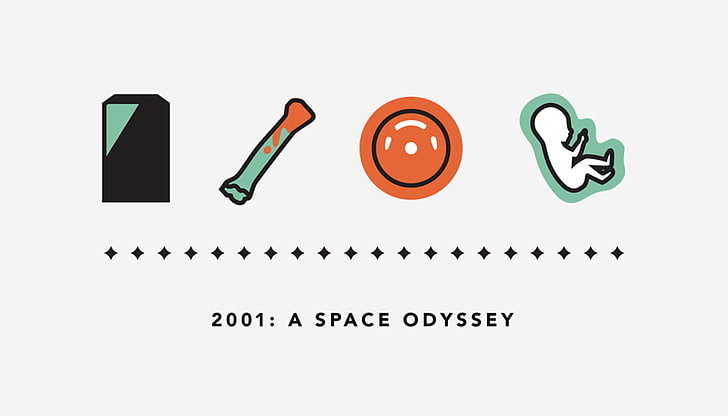 minimalism, 2001: A Space Odyssey, movies, Stanley Kubrick, HD wallpaper
