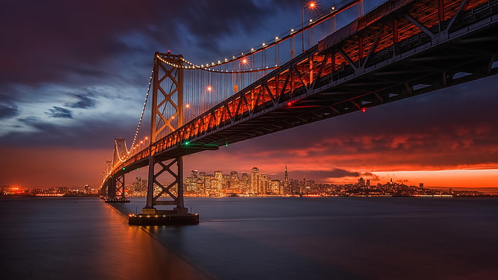 Golden Gate Bridge Evening San Francisco 4K Wallpapers  HD Wallpapers  ID  28730