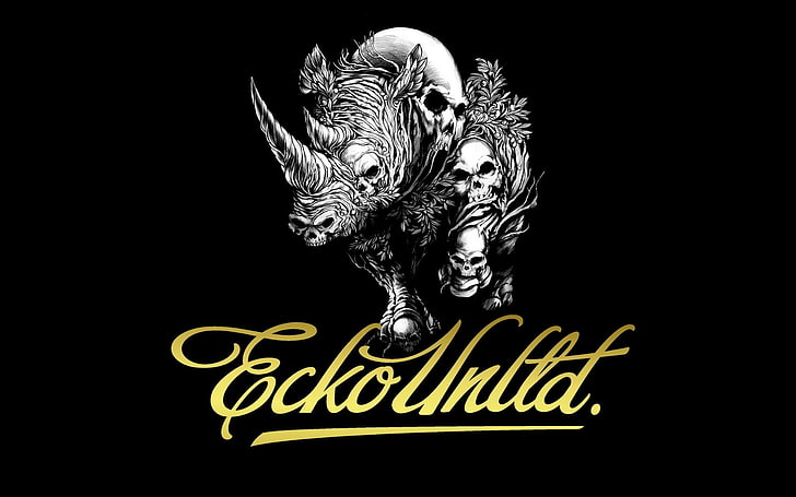 Ecko Unlimited graphic design, representation, animal representation, HD wallpaper