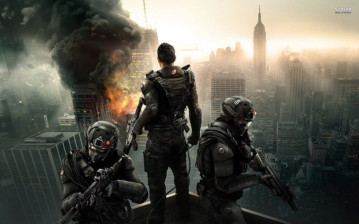 Black OPS game application, apocalyptic, New York City, video games, HD wallpaper