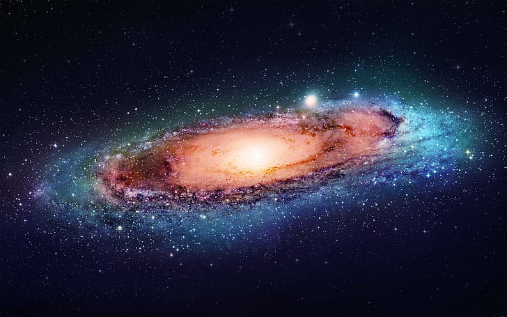 outer space stars andromeda galaxy 2560x1600  Space Galaxies HD Art, HD wallpaper