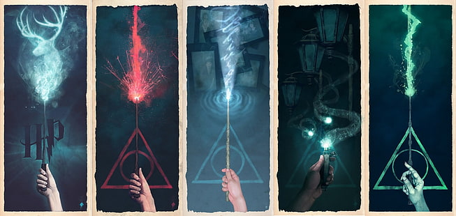HD wallpaper: assorted-color magic wand wallpapers, Harry Potter, fantasy  art | Wallpaper Flare