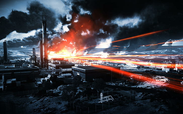Battlefield 3 Operation Firestorm, battle scene, games, HD wallpaper