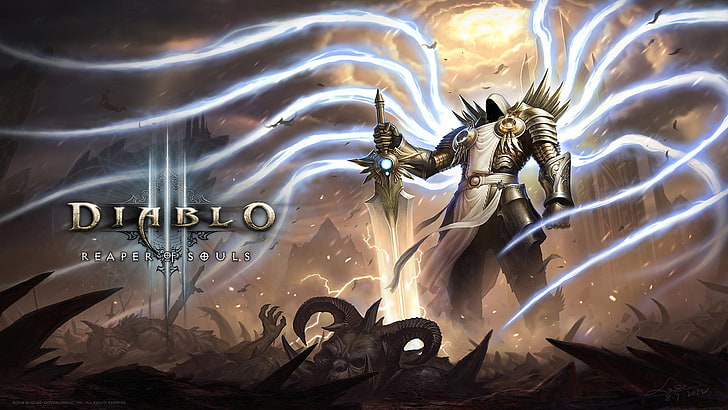 Blizzard Entertainment, Tyrael, Diablo 3: Reaper of Souls, Diablo III, HD wallpaper