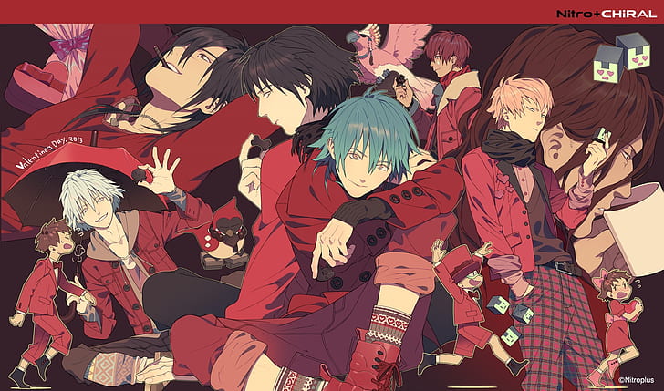 Anime, Dramatical Murder, Aoba Seragaki, Beni (DRAMAtical Murder), HD wallpaper