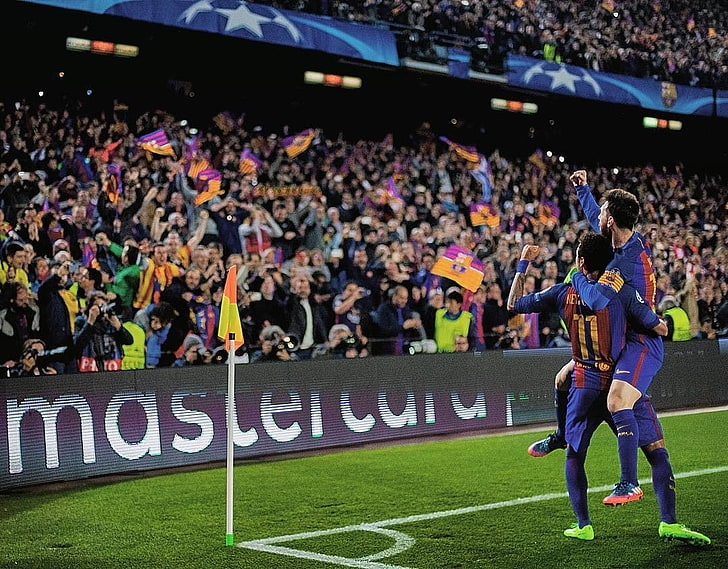 FC Barcelona, soccer clubs, Lionel Messi, Neymar, Neymar JR.