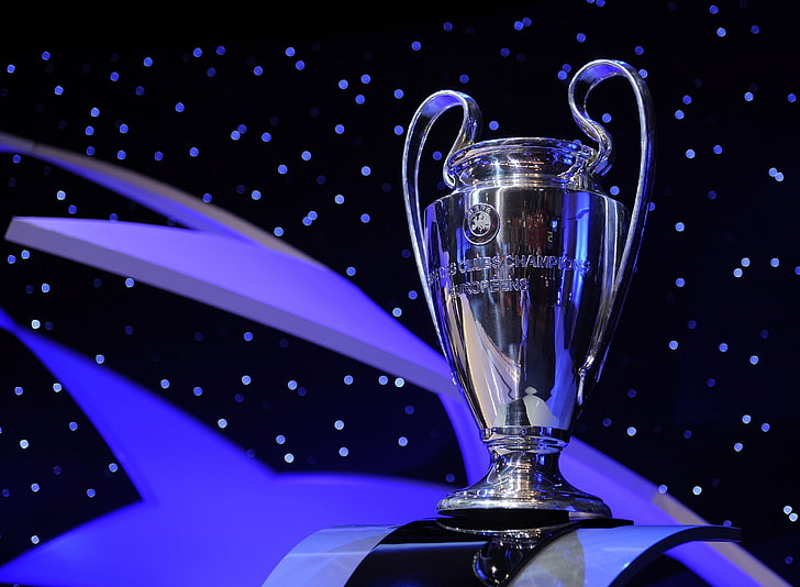 silver-colored trophy, Football, Champions League, Champions League Cup, HD wallpaper