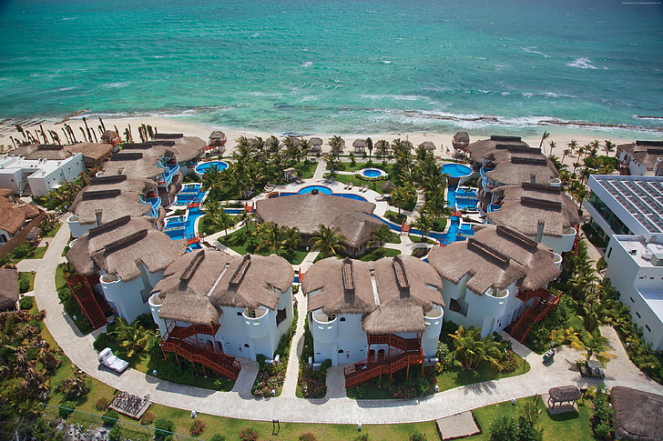 Mexico, travel, Best Beaches in the World, El Dorado Seaside Suites, HD wallpaper
