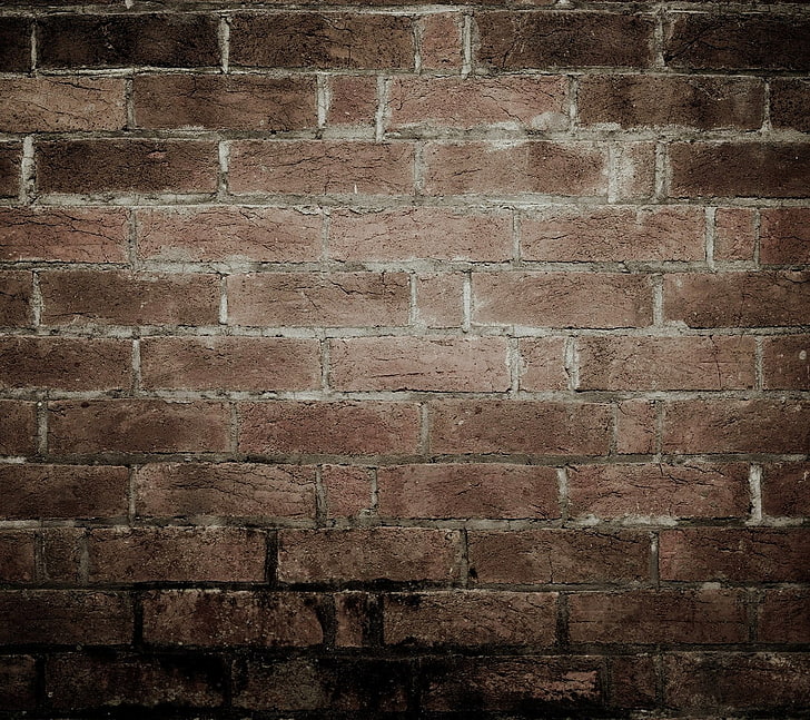 brown wall bricks, texture, brick wall, wall - building feature, HD wallpaper