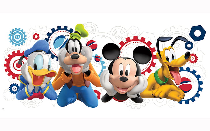 Cartoon Mickey Mouse Clipart Clubhouse Desktop Backgrounds 1920×1200, HD wallpaper