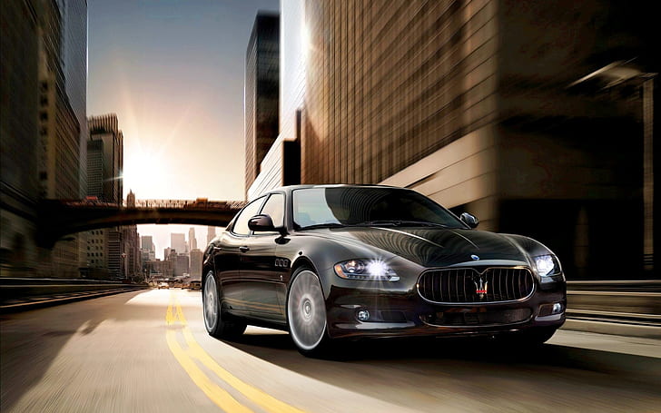 Stunning Maserati Quattroporte, limousine, luxury cars, gorgeous, HD wallpaper
