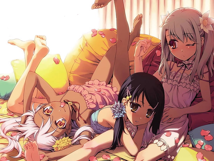 Miyu Edelfelt, Illyasviel von Einzbern, anime girls, Fate Series, HD wallpaper