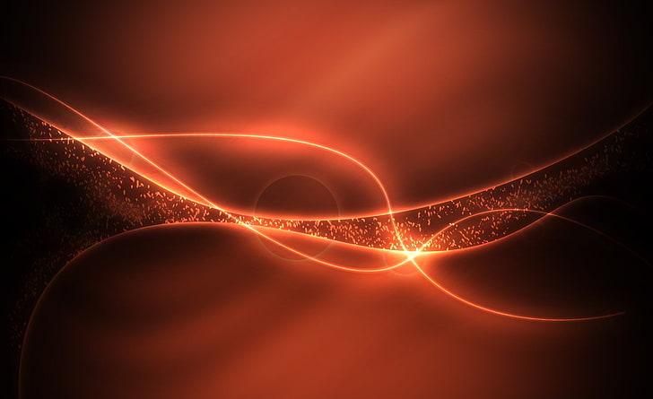 Chaos Background, red lights illustration, Aero, Colorful, Abstract, HD wallpaper